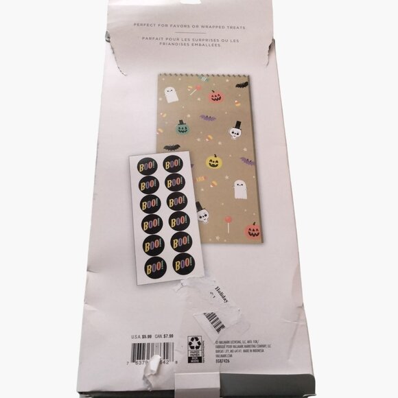 Hallmark Halloween Treat Bags Favor Sack Stickers - Picture 4 of 4